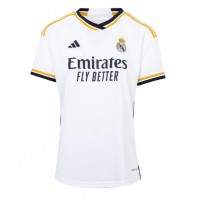Dámy Fotbalový dres Real Madrid David Alaba #4 2023-24 Domácí Krátký Rukáv